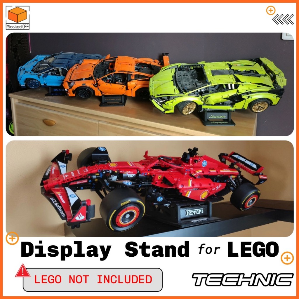 Display Stand For Lego Technic Car