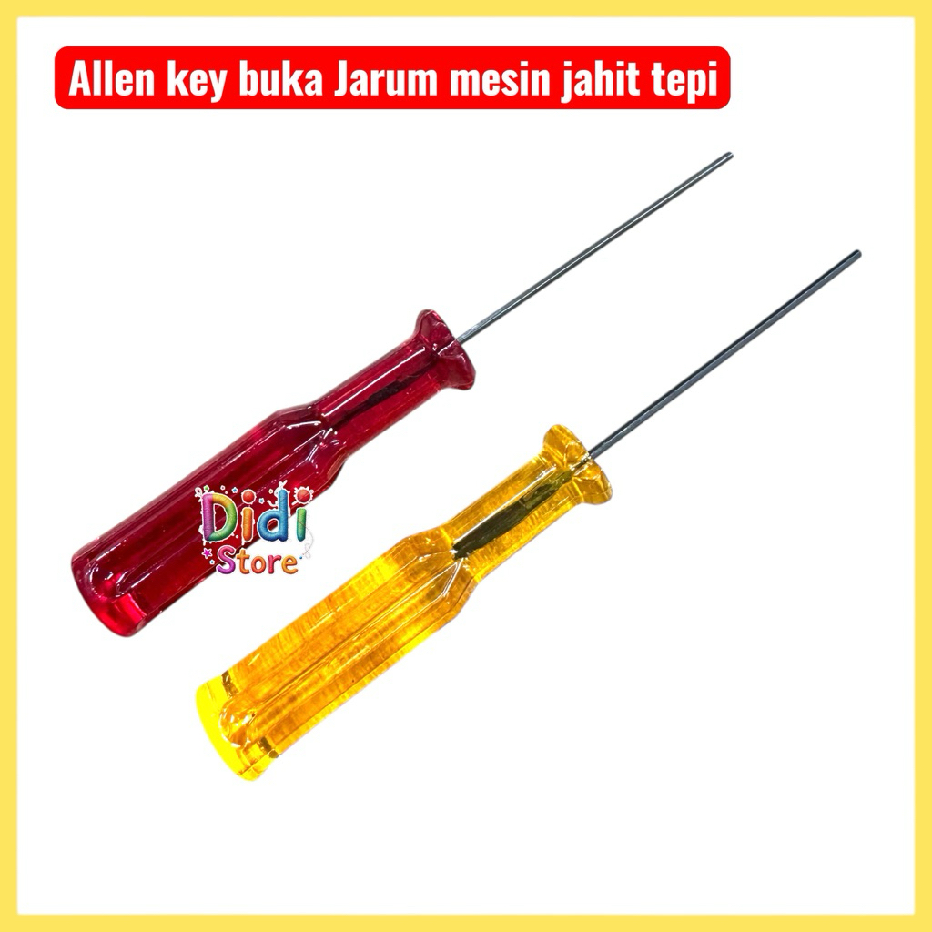 Allen Key Driver/สกรู/Hex Key ประแจ Allen Key Mesin Jahit tepi/สกรูMesin Jahit/Alat Buka Mesin Jahit