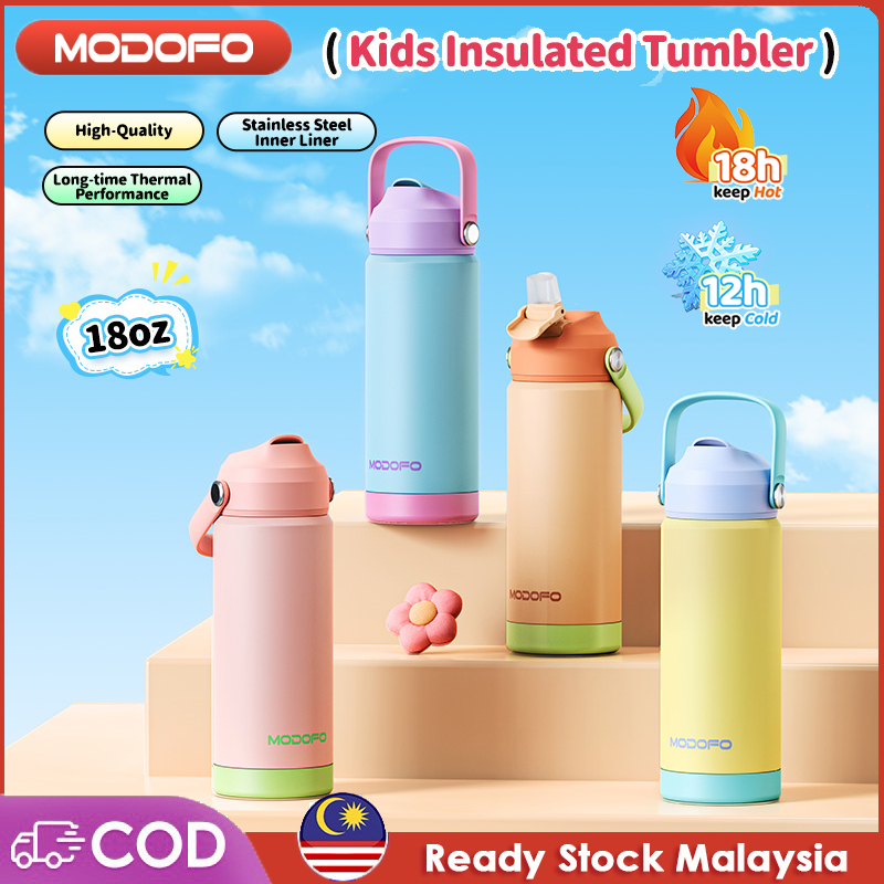 MODOFO 18oz Tumbler Thermos ขวดฟาง Botol Air Tahan Sejuk Aquaflask Tumbler ขวดน้ํา modofo Tumbler