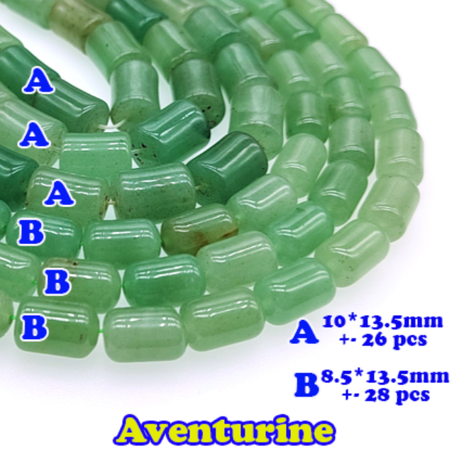 KGB8057 พลอยธรรมชาติ Aventurine 🇲🇾 อุปกรณ์ทํา DIY งานฝีมือประดับด้วยลูกปัด Rantai Gelang Tangan