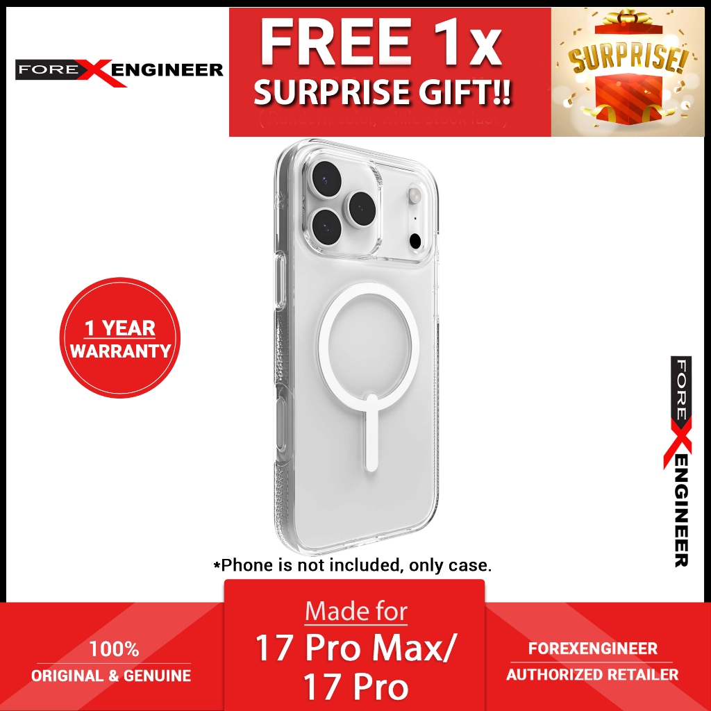 [ 17 Pro Max / 17 Pro ] ZAGG Crystal Palace Snap Case พร้อมปุ่มกล้องเคสแม่เหล็ก