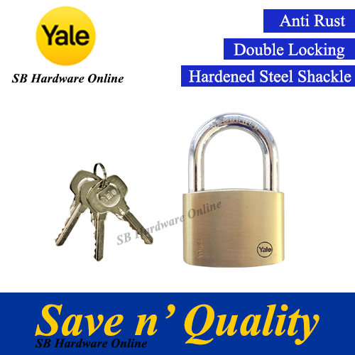 [ANTI-RUST, ANTI CUT] YALE Y110 60MM BRASS PADLOCK