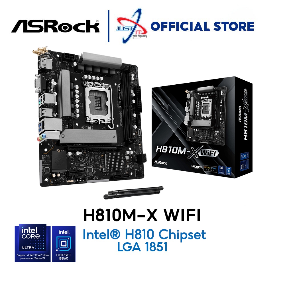 ASROCK H810M-X WIFI DDR5 / D5 AM5 GAMING MOTHERBOARD COMBO DEAL ULTRA 5 235 / 225F