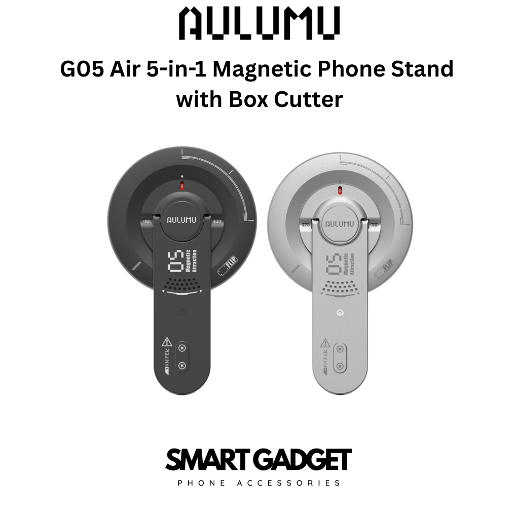 AULUMU G05 Air 5-in-1 ที่วางโทรศัพท์แม่เหล็กพร้อมเครื่องตัดกล่อง