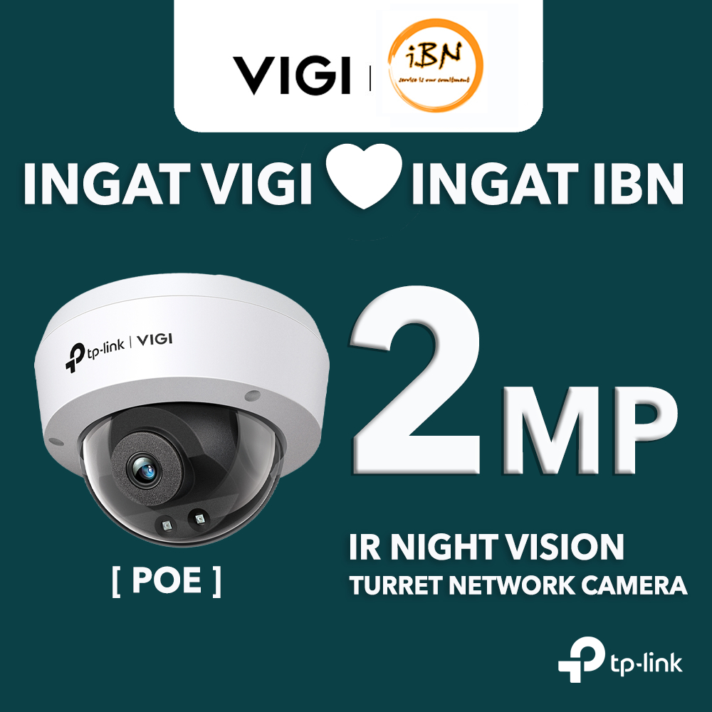TP-Link VIGI C220I 2MP IR Outdoor Dome Camera (2.8mm) – PoE, H.265+, IK10 Vandal-Proof, Human & Vehi