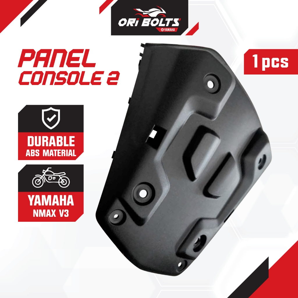BLS-F837M-00 Yamaha Nmax V3 Body Cover สีดําด้านใน Visor Faring Depan แผงคอนโซล