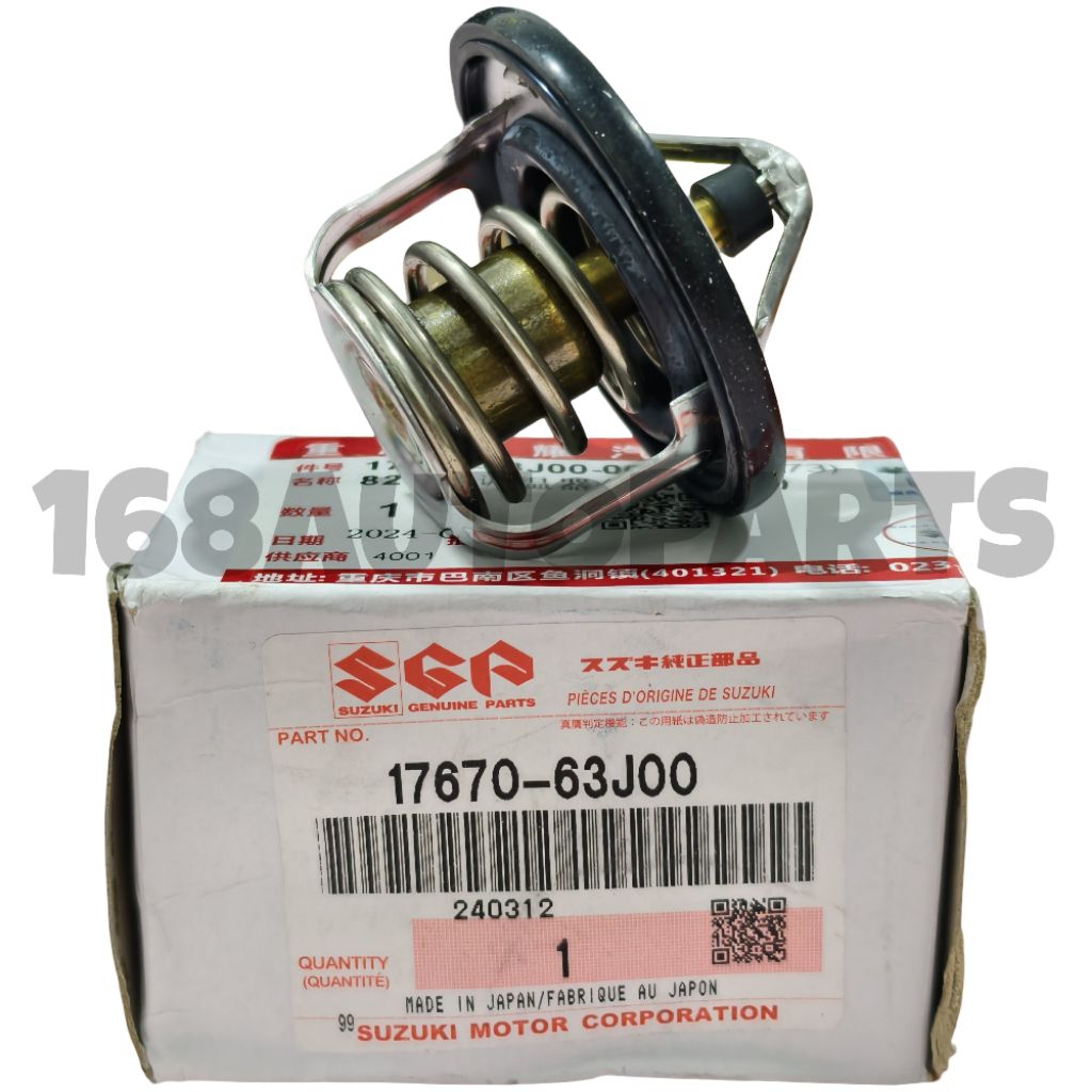 SUZUKI 17670-63J00 THERMOSTAT 82C SWIFT 1.5 ZC21 SWIFT 1.6 ZC31 GRAND VITARA 2.0 E54V D54V SX4 1.6 G