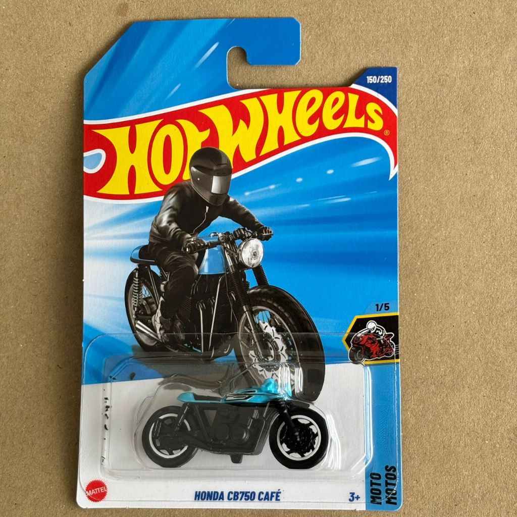 Hot Wheels Honda CB750 Café - สีน้ําเงิน ( 150 - 2025 Mix P - MOTO 1/5 )