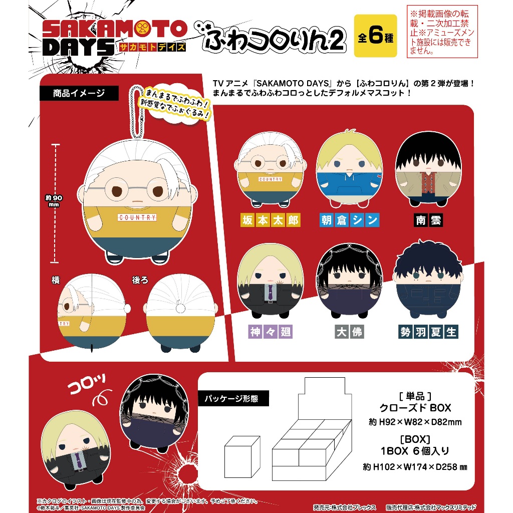 (สุ่ม) Plex SKD-11 Sakamoto Days Fuwakororin 2