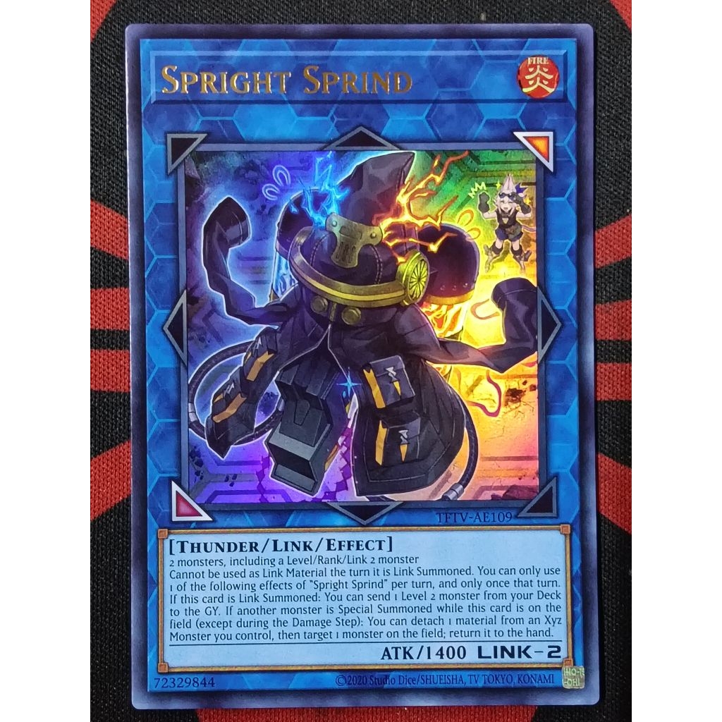 YUGIOH KONAMI TFTV-AE109 Spright Sprind (UR)