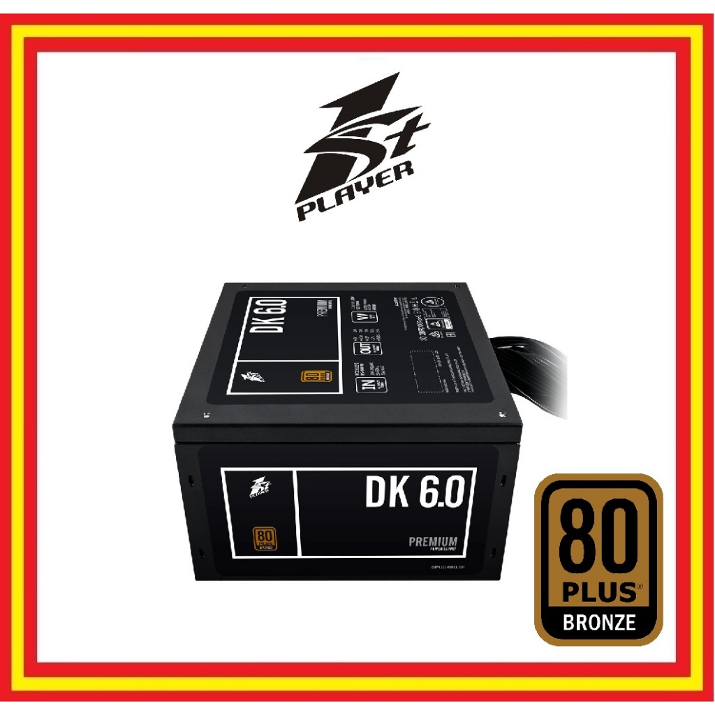 1ST PLAYER DK 6.0 600W 80 Plus Bronze Non Modular Power Supply Unit PSU