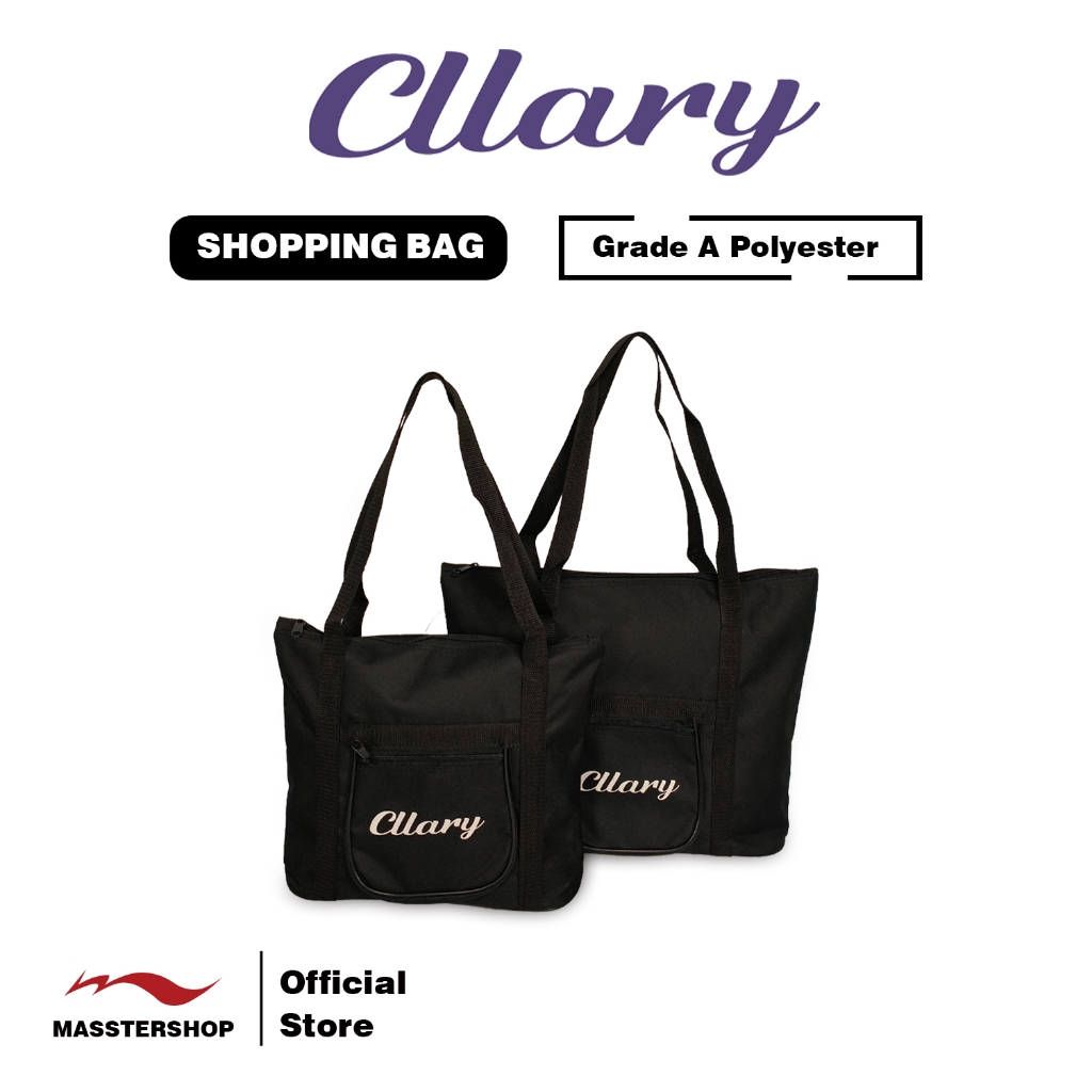 CLLARY Fashion Shopping Bag / Tote Bag (โพลีเอสเตอร์เกรด A) 8191SP 8192SP