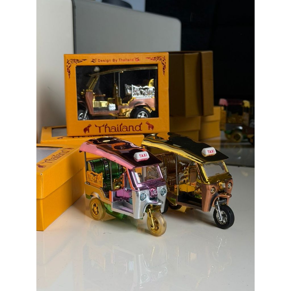 ของที่ระลึกขนาดเล็ก Tuk Tuk Tuk Tuk Train (ขนาด M) H6.5xW9xW4.5 ซม.