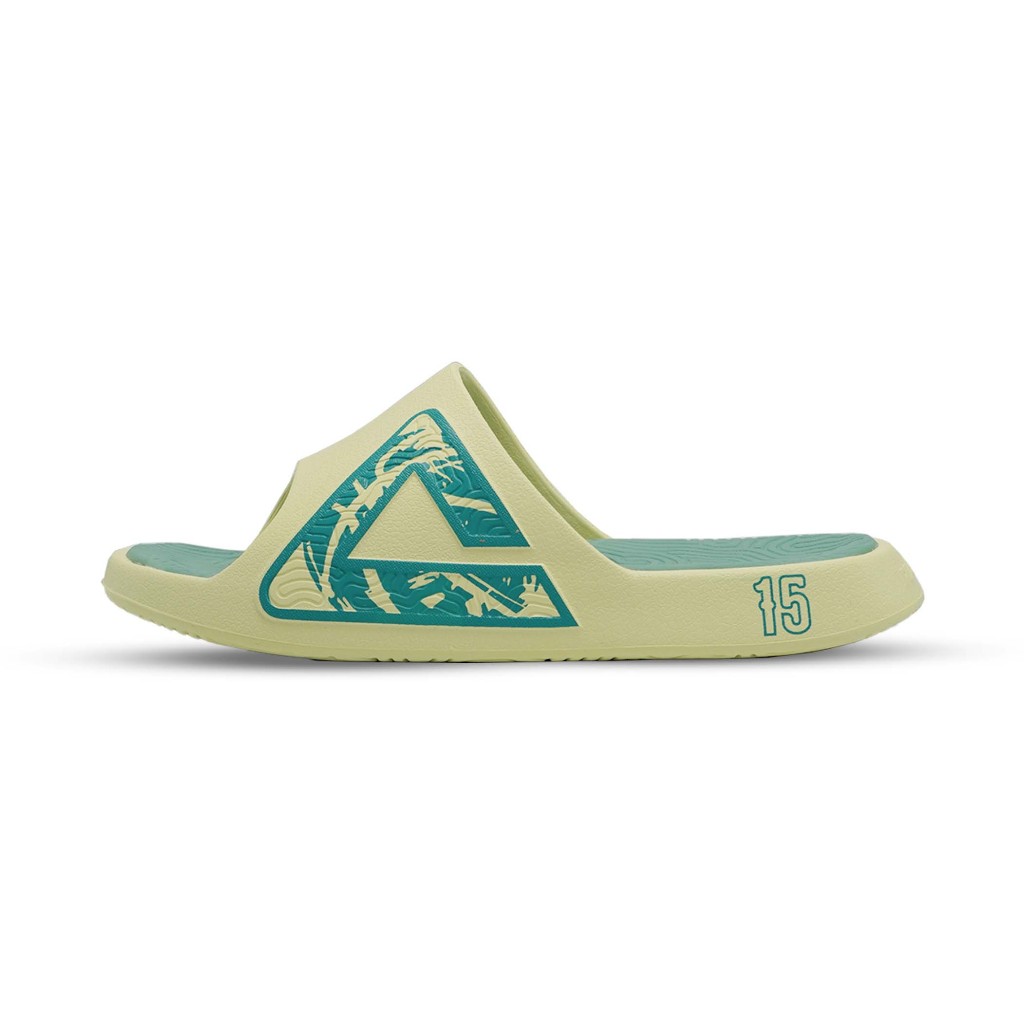 Peak Women Sport Slipper Taichi Slides LT.เหลือง/เขียว
