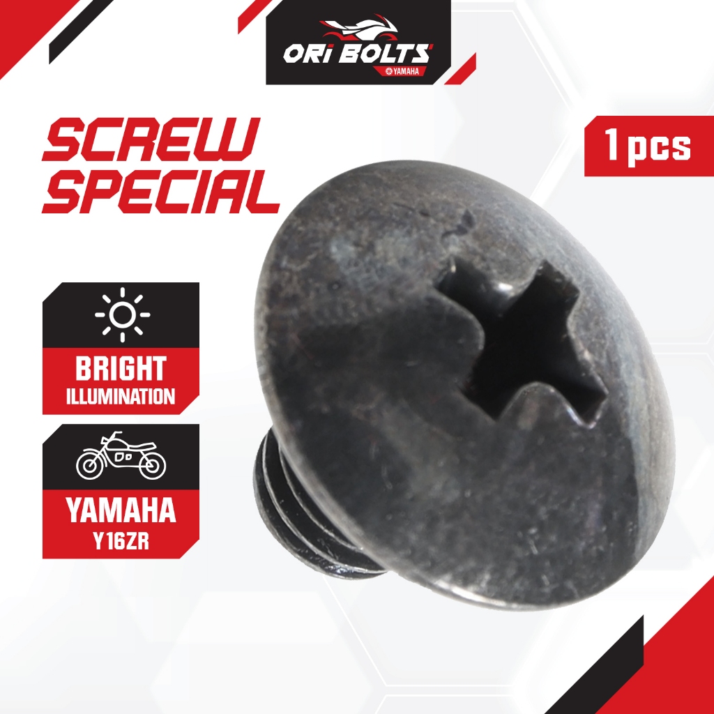 1PA-H3358-00 Yamaha Y15 V1 V2 135LC V5 V6 V7 V8 สัญญาณ Belakang สกรูด้านหลังพิเศษ