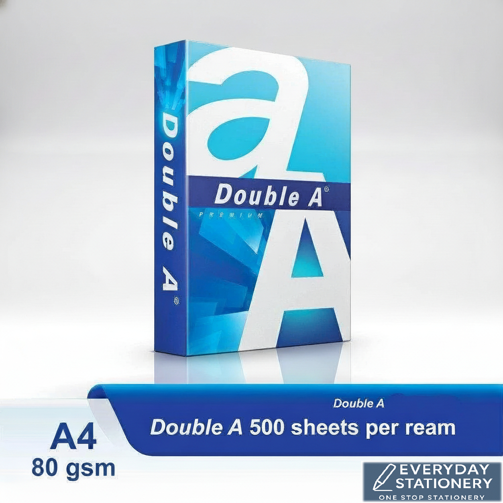 กระดาษ IK DOUBLE A4 500 แผ่น 70 แกรม / 80 แกรม Kertas A4 สีขาว