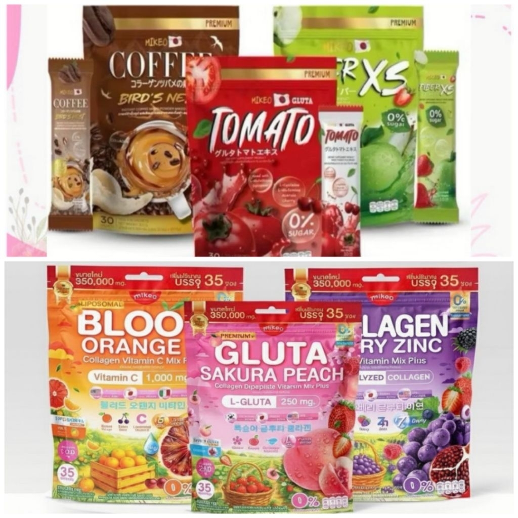 MIKEO MINUMAN COFFE/FIBER/GLUTA มะเขือเทศ