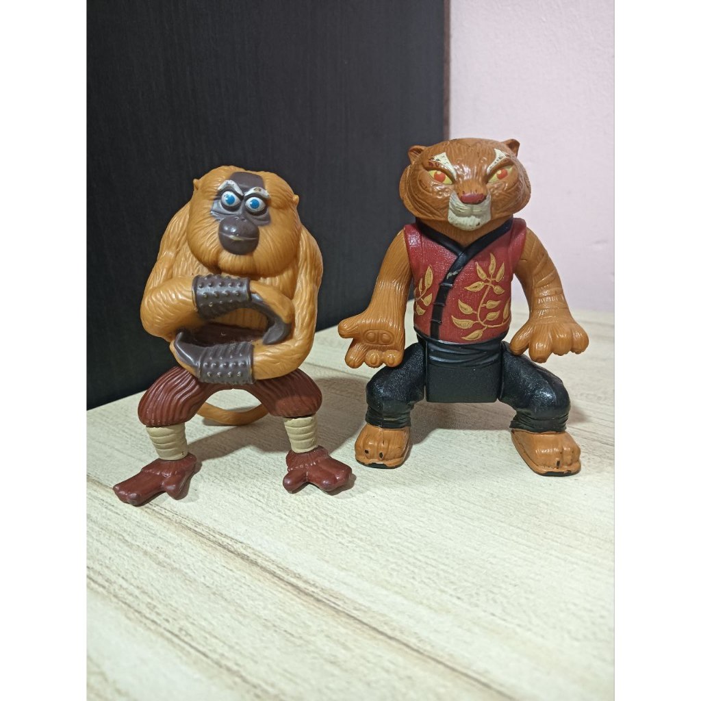 McDonalds ของเล่น Kung Fu Panda Tigress และลิง