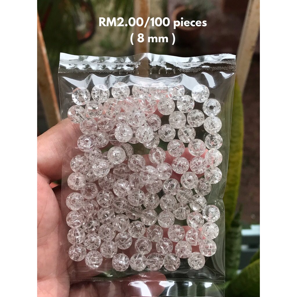 RM2.00/100 kyping : 8mm-007 - Manik - Bead - 8 mm
