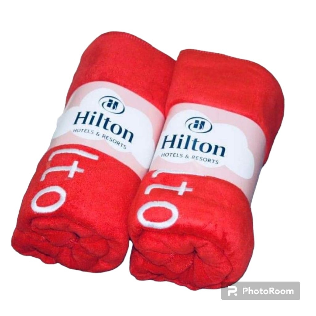 ผ้าเช็ดตัว Hilton sirap air ขนาดคุณภาพสูง สื่อและขายปลีก