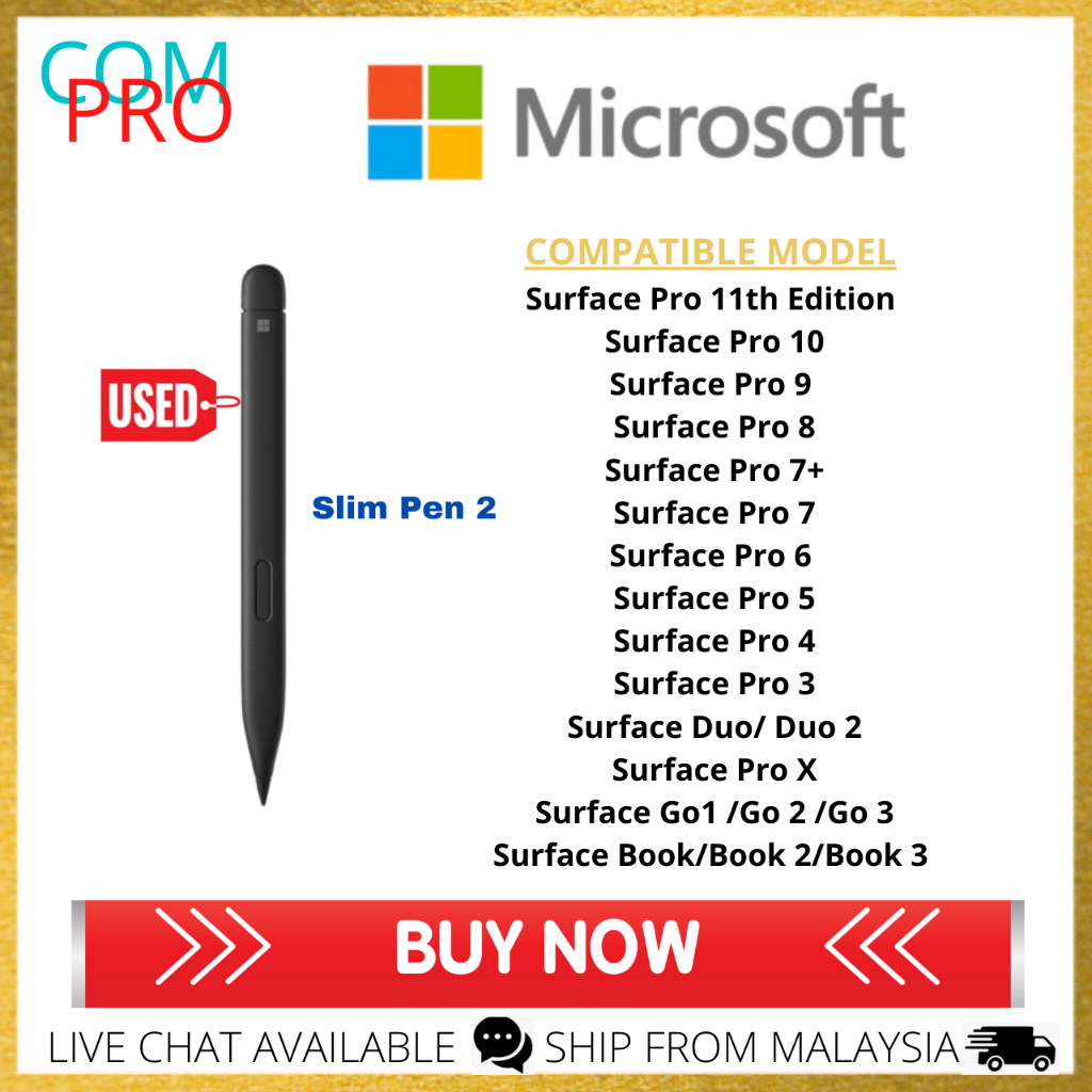 [COMPRO] ! Microsoft Surface Stylus Slim Pen 2 (มือสอง)