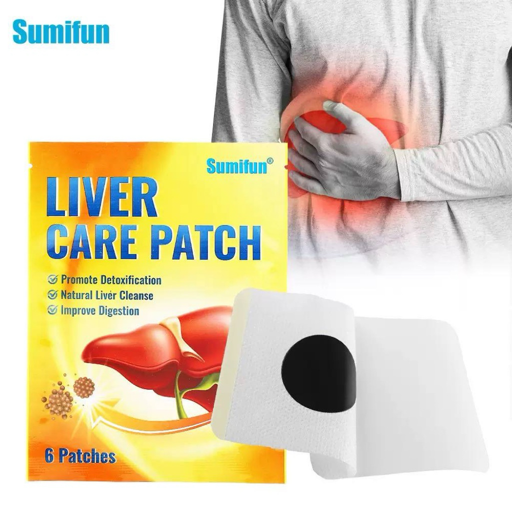 6 ชิ้น LIVER CARE PATCH Heart CARE สติกเกอร์ลบล้างพิษ LIVER ทําความสะอาด LIVER CARE