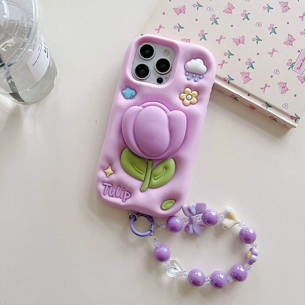 เคส Morning Bloom พร้อมเคส IP11 ถึง IP16 Plus