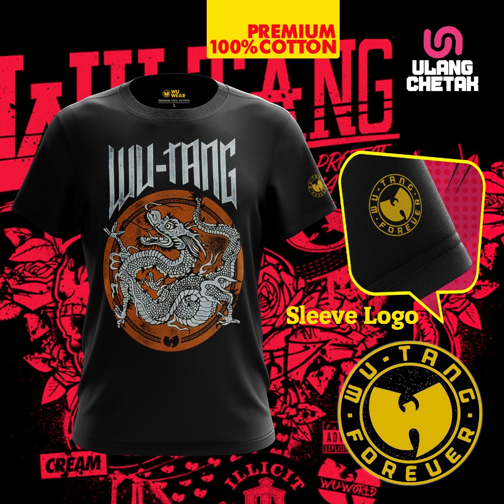 Wu Tang Wear Wu Forever Premium T-shirt D09 - Tshirt Unisex ผ้าฝ้ายพรีเมี่ยม 100%