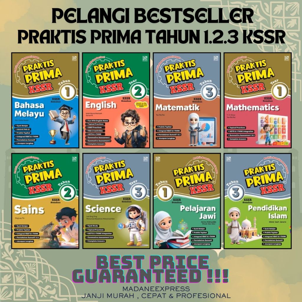 [XPRESS] RAINBOW BESTSELLER: PRACTICAL PRIMA UASA YEAR 1.2.3 KSSR