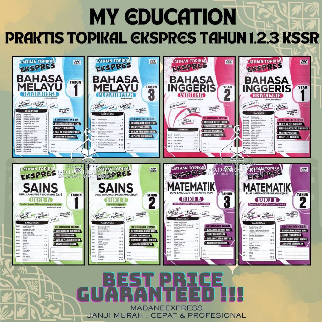 [XPRESS] EDUCATION: TOPICAL POWER EXPRESS YEAR 1.2.3 KSSR