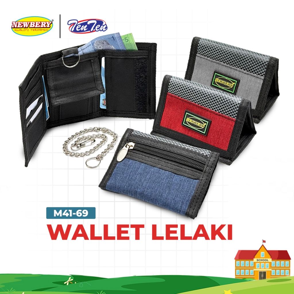 Newbery Wallet With Chain (M41-6)