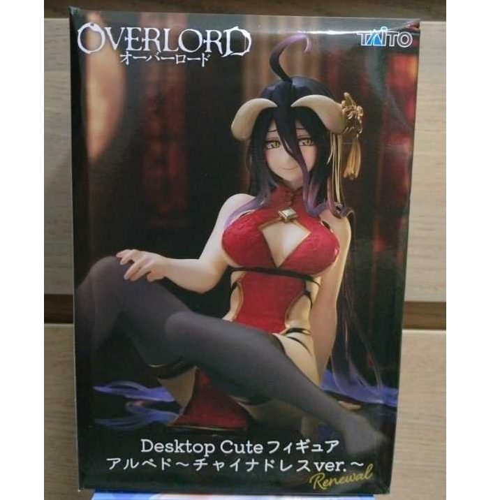 TAITO - Overload - Albedo Desktop Cute Figure - Dress Ver.