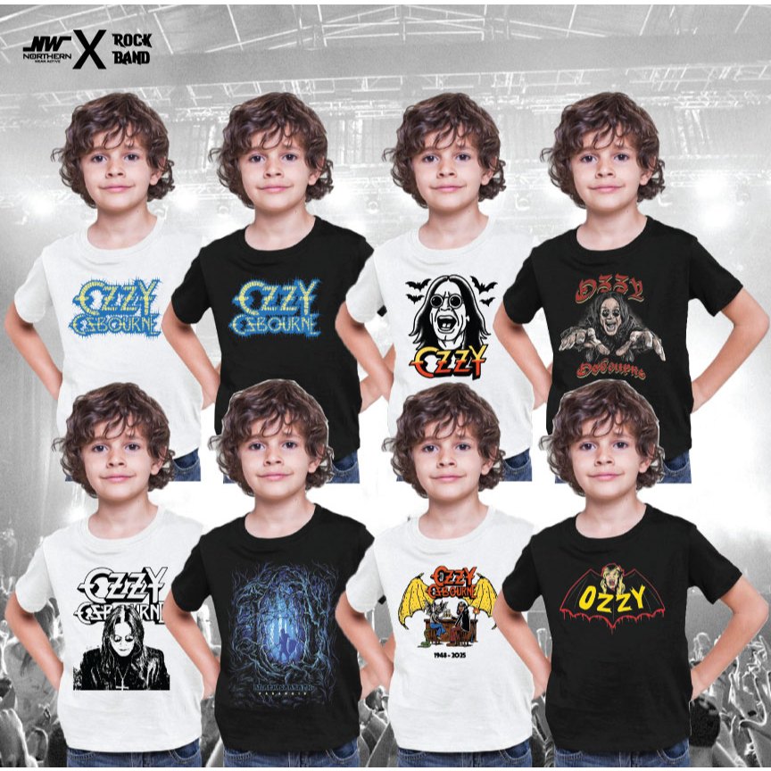Baju Band Kanak เสื้อยืดเด็กวงคุณภาพระดับพรีเมียม / BLACK SABBATH & OZZY OSBOURNE