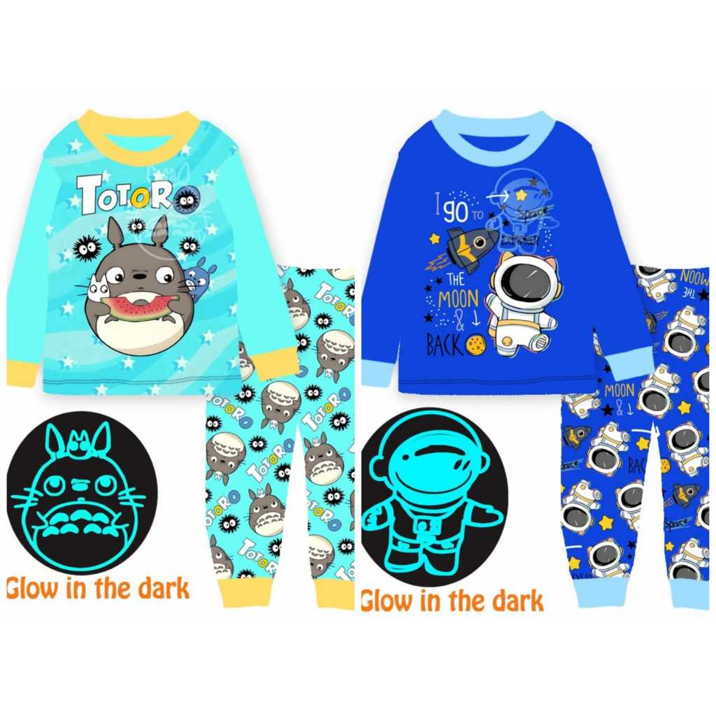 ชุดนอน Cuddleme Totoro / Astraunaut / ชุดนอน / ชุดนอนเด็ก /睡衣套装