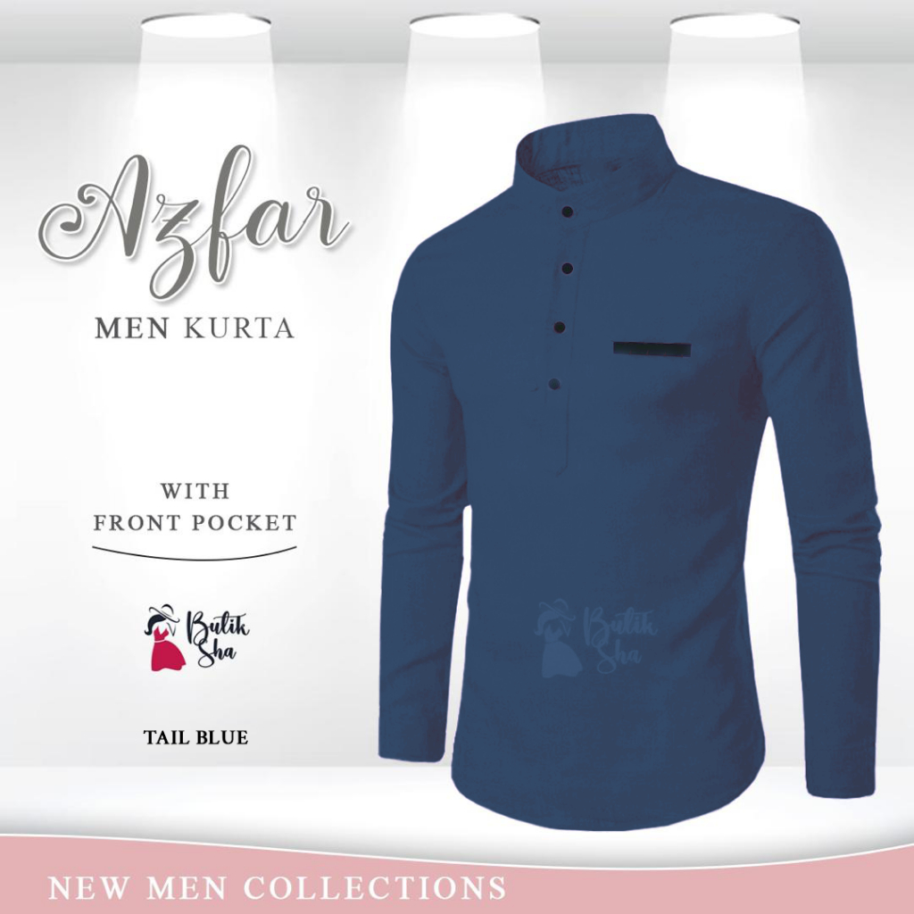 KURTA For Man Collar band With Front and Side Pocket New Arival