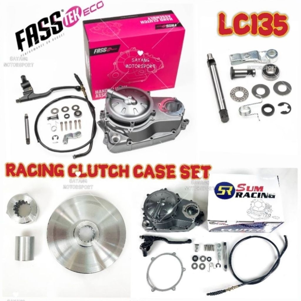 LC135 V1-V7 MODIFY HAND CLUTCH LC4SPEED MODIFY FASSTEK ECO RACING CLUTCH CASE SET YAMAHA LC135 4S (B
