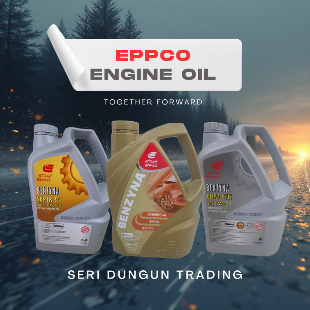 SDT EPPCO ENGINE OIL - 5W30/10W40/20W50 FULLY/SEMI/MINERAL (4L)