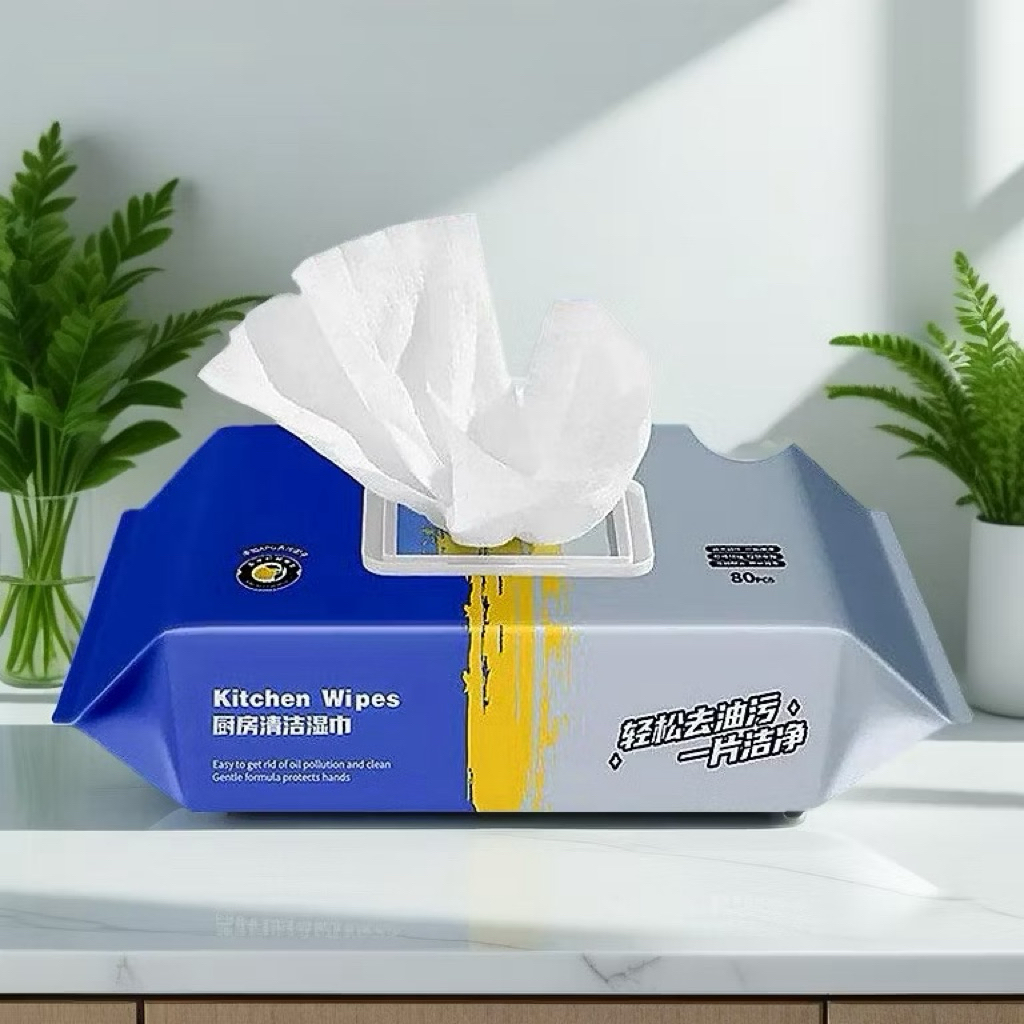 4 แพ็ค KITCHEN CLEANING WIPES - WET KITCHEN CLEANING TISSUES