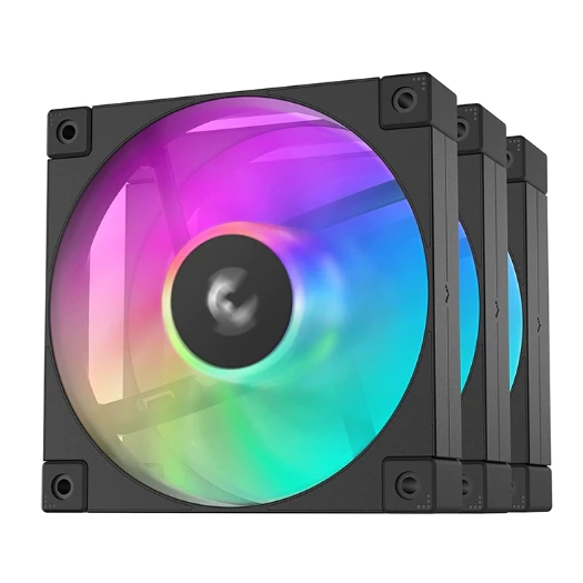 DeepCool FD12 - Triple Pack 120mm Case Fan [สีดํา / สีขาว]