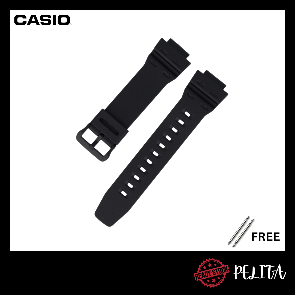 สายนาฬิกา PU สําหรับ Casio DW-291H W-737H AE-1500WH 18mm