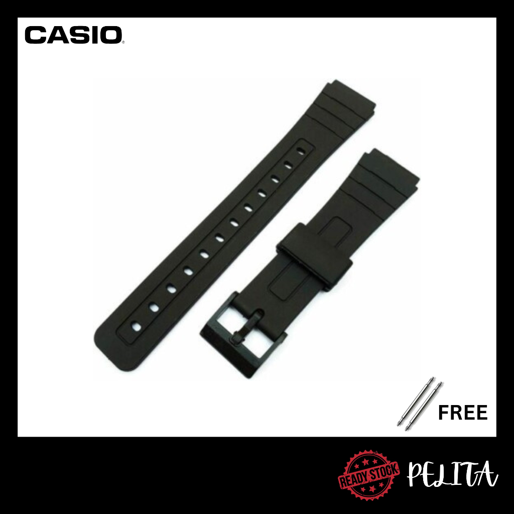 สายนาฬิกา PU สําหรับ Casio F-28W F-91W F-93W F-94W F-105W F-106W FLB-91W 18 มม.