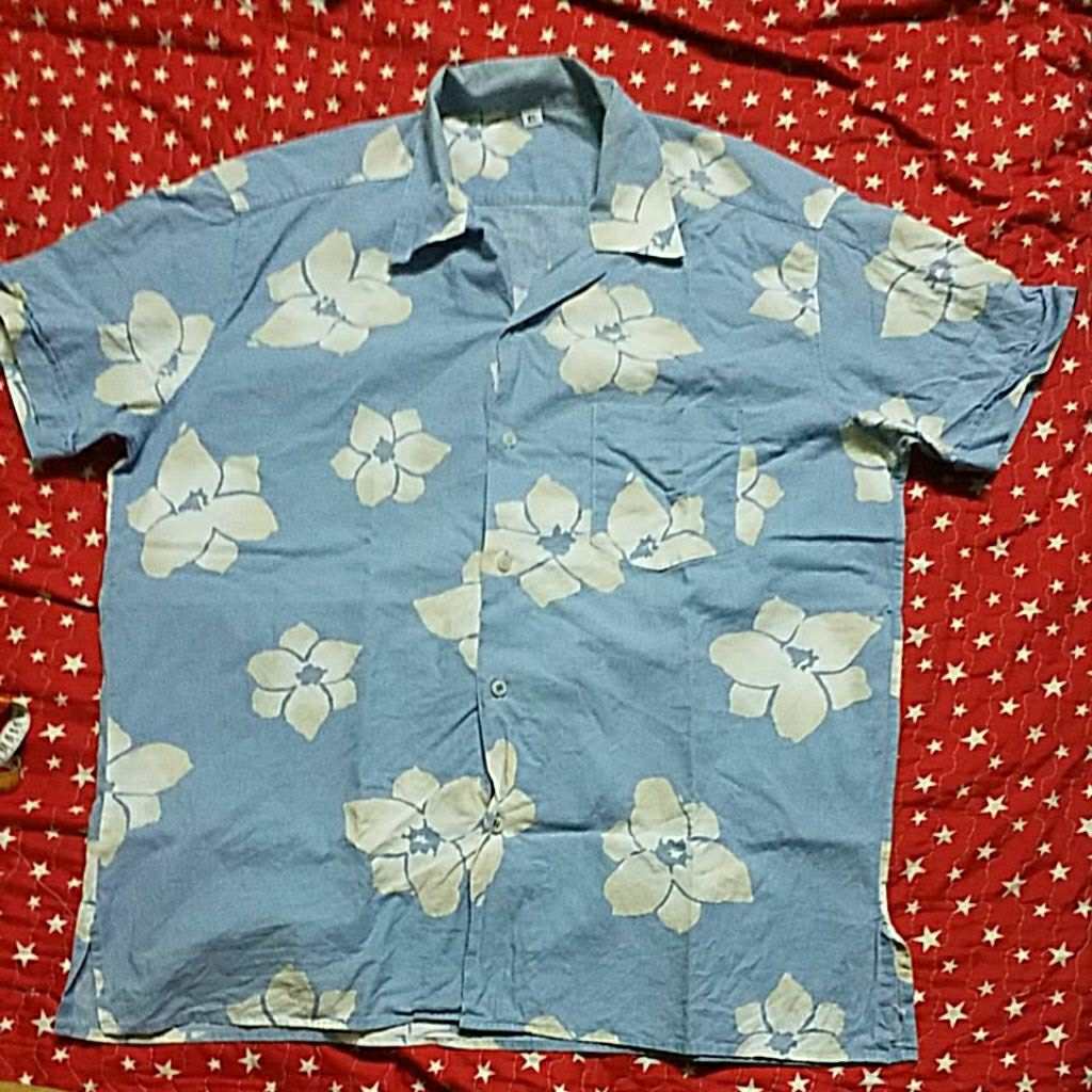 FLORAL SHIRT HAWAII STYLE SIZE 24X29.5 INCH