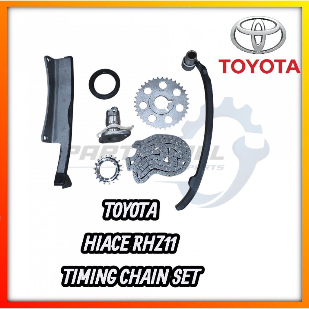 ชุดโซ่หมุน TOYOTA HIACE RHZ112 1RZ 1RZ-FE 1RZ-E 2.0 2RZ 2RZ-E 2.4 (102L) 1989-2005 Petrol