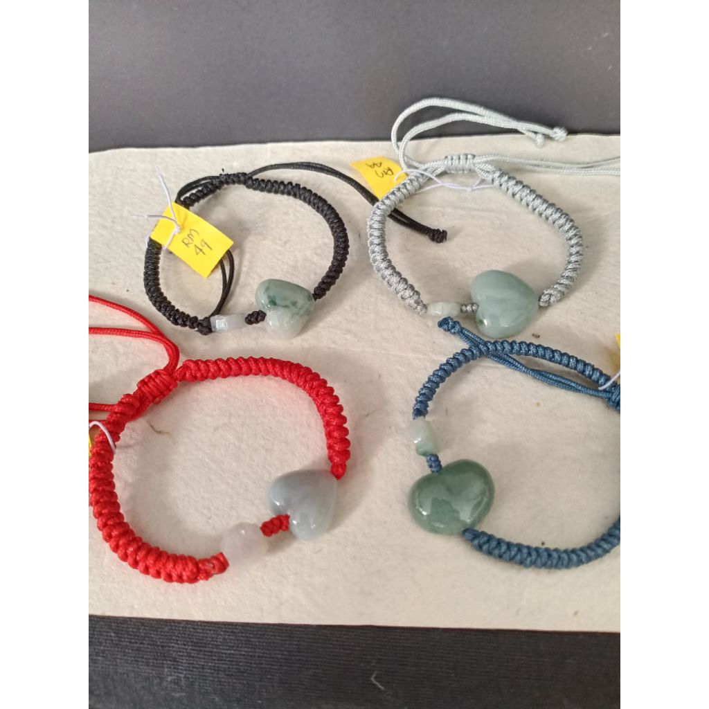 X05 สร้อยข้อมือเชือกมือหัวใจ 形手绳 SC