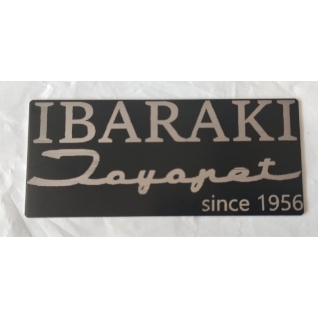 ตราสัญลักษณ์ toyopet ibaraki METAL alphard vellfire harrier estima noah voxy สติ๊กเกอร์