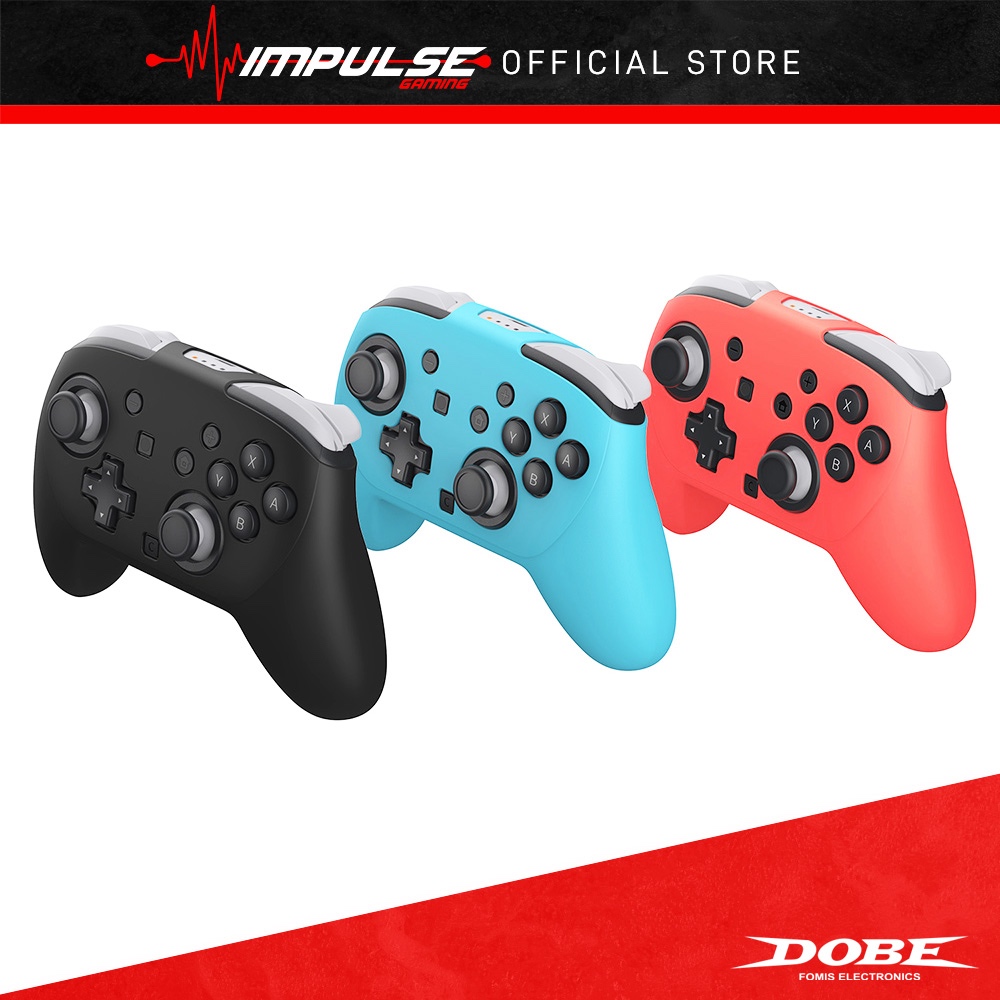 DOBE NSW2 Nintendo Switch 2 Pro Controller ซิลิโคนป้องกัน - สีดํา, น้ําเงิน, แดง [TNS-5178] เคสแข็งสีขาว [TNS-1171]