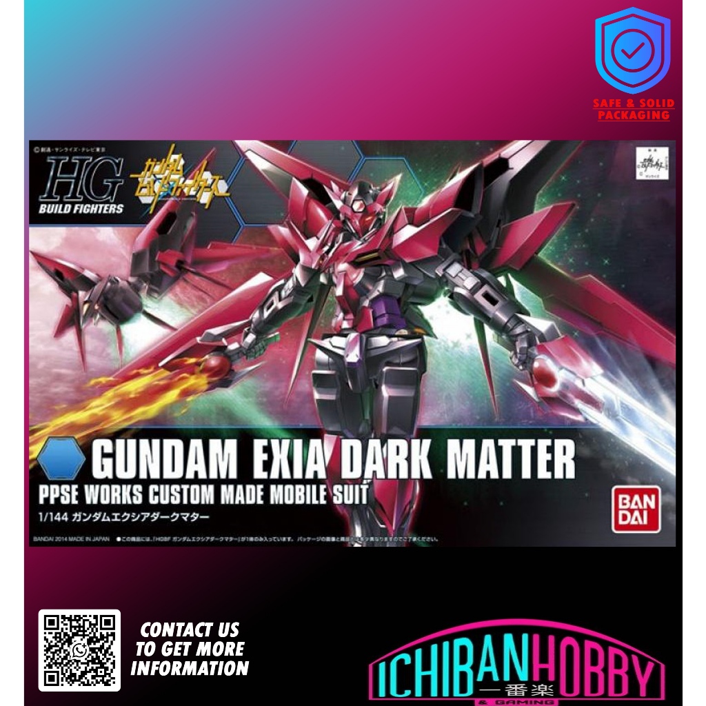 BANDAI HG 1/144 GUNDAM EXIA AMAZING DARK MATTER