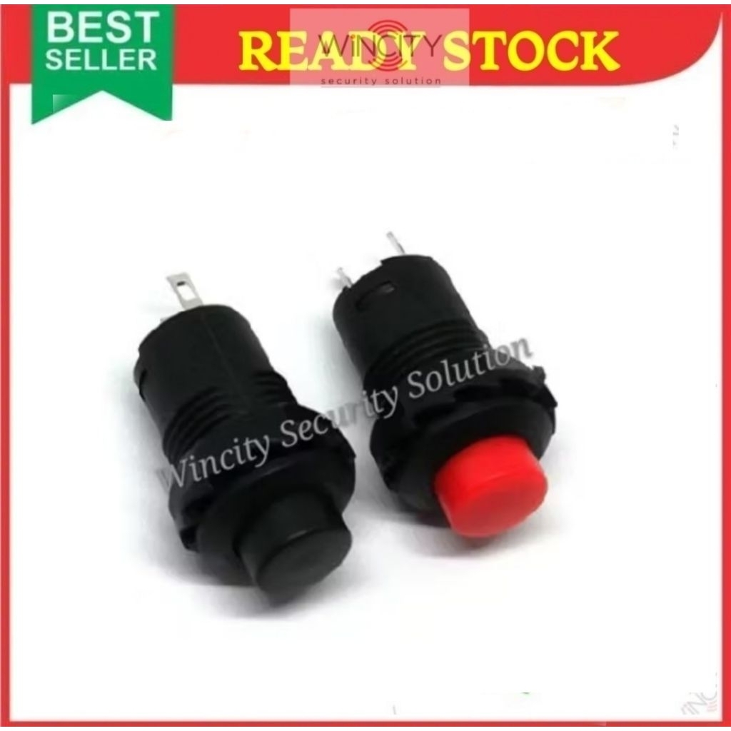 WSS 2pin Momentary Dash OFF-(ON) N/O Push-Button Switch Car
