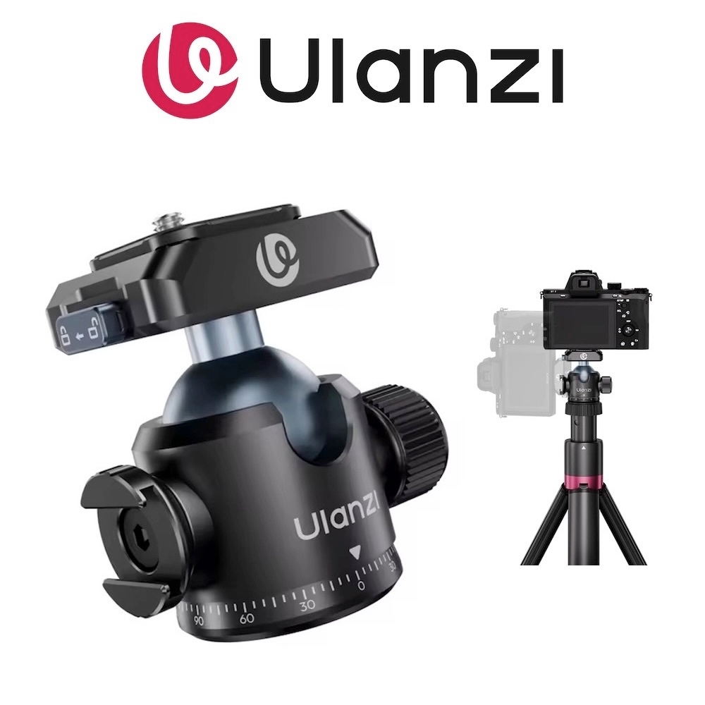 Ulanzi T100 Uka Quick Release Ball Head ขาตั้งกล้องสําหรับกล้อง DSLR