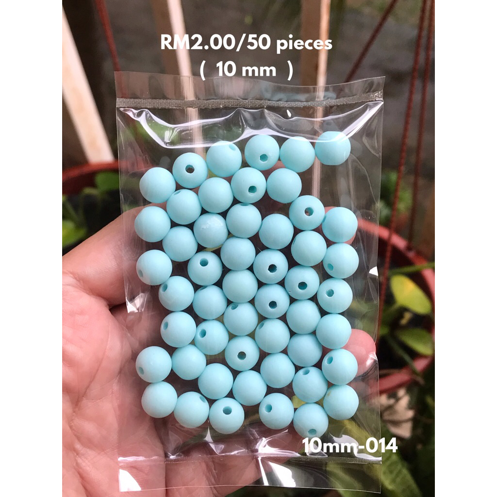 RM2.00/50 kyping : 10mm-014 - Manik - Bead - 10 mm